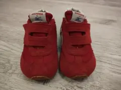 ミキハウス×ミズノ　赤 スニーカー　14cm