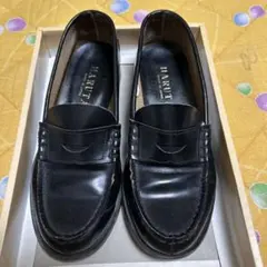 あ*ん様 HARUTA 黒ローファー 本革23.5cm