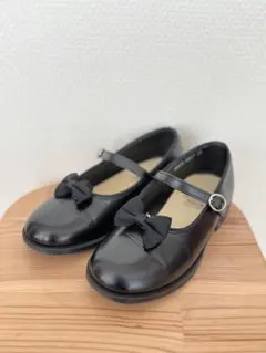 HARUTA KIDS ブラック フォーマルシューズ 18.0cm