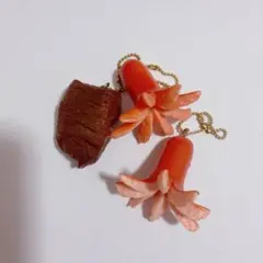たこさんウインナー 2点　キーホルダー 食品サンプル　ステーキ　リアルキッチン