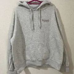 Lovetoxic グレー パーカー 猫デザイン