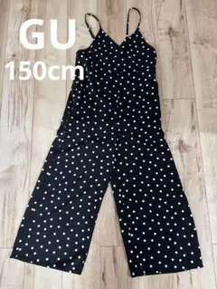 GU ドット柄　サロペット　150