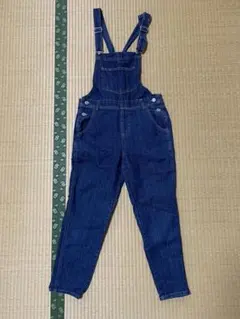 ダークブルー デニム サロペット Sサイズ