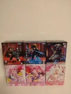 最新プライズフィギュア　鬼滅の刃 　麻雀ファイトガール　6点まとめ売り