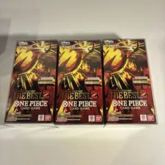 ワンピースカード　THE BEST 2 3BOX ザベスト　テープカット宅急便 ワンピースカード THE BEST 2 3BOX ザベスト テープカット宅急便