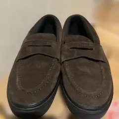 VANS バンズ ローファー スエード ブラウン 26cm