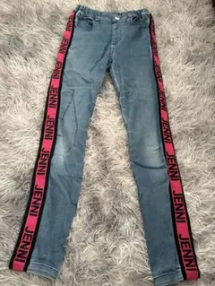 JENNI デニムパンツ 140cm サイドストライプ