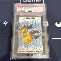 名刺カード　ポンチョ　ピカチュウ　リザードンX PSA10