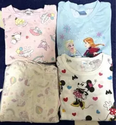 ディズニー&サンリオ Tシャツセット 120cm