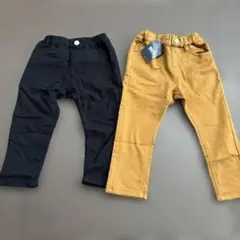 【新品未使用】裏起毛ストレートパンツ 100 BREEZE SLAP SLIP