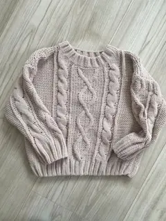 トップス  ニット風  プルオーバー  110cm