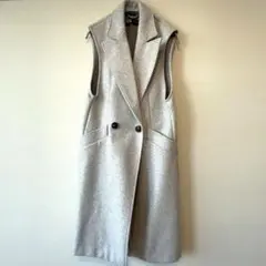 ZARA ロングジレ　チェスターコート　S