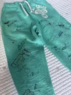 双子可♡denim dungaree♡ラクガキ柄　スウェットパンツ