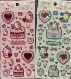 サンリオ キラキラジュエルシール キティ ウサハナ