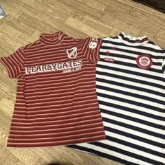 PEARLY GATES レディース モックネックシャツ2点セット