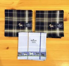 ホールマーク　わんちゃんデザインハンカチ3枚セット