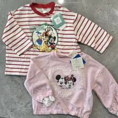 新品未使用★ベビー 90cm トップス トレーナー 裏毛 Disney ミッキー