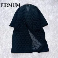 美品！FIRMUM ウール平織りキルティングコート 2025年最新】FIRMUM ロングコートの人気アイテム - メルカリ