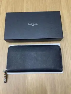 Paul Smith ブラックレザー 長財布（男女兼用）