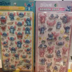 【正規品】スティッチ ボンボンドロップシール　セット　第2弾