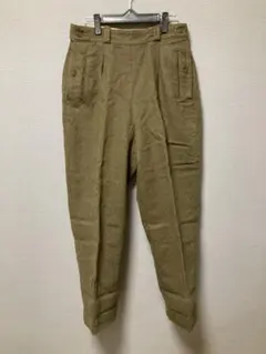 Vintage/50s/フランス軍/女性兵士用/グルカパンツ/ウール　カーキ