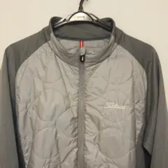 Titleist タイトリスト グレー キルティングジャケット　LLサイズ