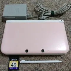 ☆動作良好☆ Nintendo 3DSLL ピンク×ホワイト ☆上画面キズなし☆