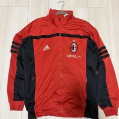 adidas アディダス ACミラン トラックジャケット OPEL 赤黒