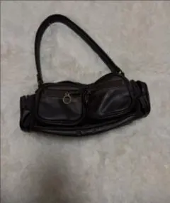 ZARA ハンドバッグ　ボストンバッグ　茶色