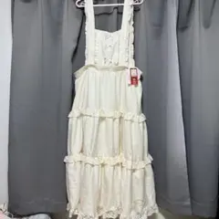 青木美沙子　ジャンパースカート 5L しまむら　サンリオ　マロンクリーム