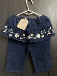 【新品未使用】デニムパンツ 110cm