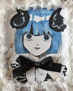 手描きイラスト アナログイラスト ミニ色紙 オリジナル - メルカリ