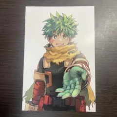 【当日発送】僕のヒーローアカデミア　42巻　特典　イラストカード　緑谷出久