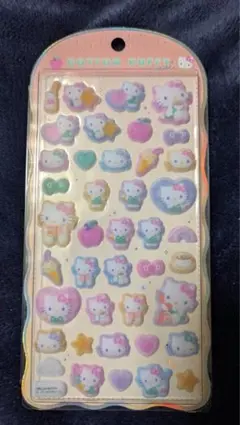 ハローキティ コットンパフィーシール