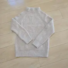 「専用」　ベージュ、グレー無印良品　ヤク入りウール　モックネックセーター　M