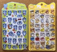 ◎入荷◎価格変更◎2枚セットNekoni 3Dシール　(新)くま・動物