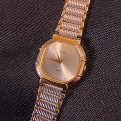 送料込み！HOGA QUARTZ ゴールド＆シルバー