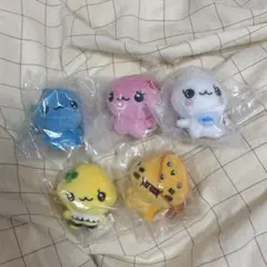 しずくちゃん ガチャガチャ ふわふわぬいぐるみ コンプリートセット