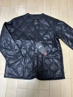 ALPHA INDUSTRIES アルファ　インダストリーズ　レザー　合皮　M