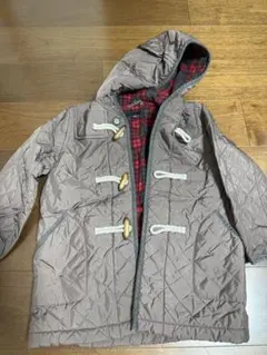 キッズ ブラウン キルティングジャケット