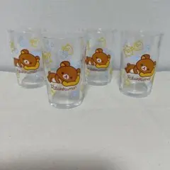 【新品】リラックマ グラス 4個セット Joshin