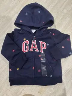【新品タグ付き】GAP 星柄 フード付きパーカー 80cm