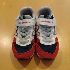 new balance キッズスニーカー レッド 17.5㎝