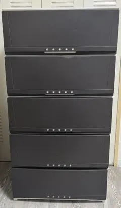 中古】IKEA BRIMNES チェスト 4段 黒 ガラス引き出し - メルカリ