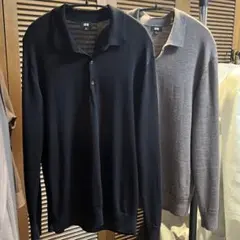 【ユニクロ】メリノニットポロセーター（2枚セット）
