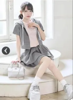 ミシェルマカロン Tシャツ美脚スカート スカートのみ 定価16500円のサムネイル