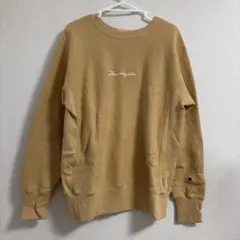 Champion リバースウィーブ スウェット ベージュ