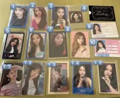 TWICEツウィトレカ16枚とコースター1枚セット（バラ売り可）