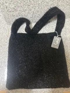 3rd Collection ラメ入り ショルダーバッグ ブラック