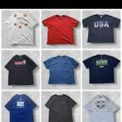 90s USA製 シングルステッチ Tシャツ 22枚 まとめ売り タグなし 卸売